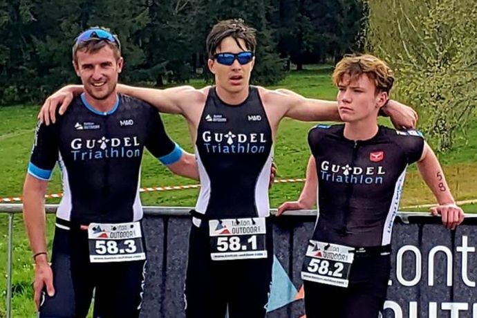 Résultats Coupe de Bretagne et du Morbihan Triathlon en CLM par équipe